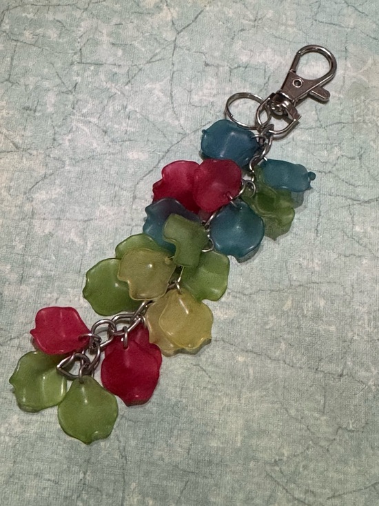 Handbags - COLORFUL FLOWER PETALS BAG TAG HANG TAG